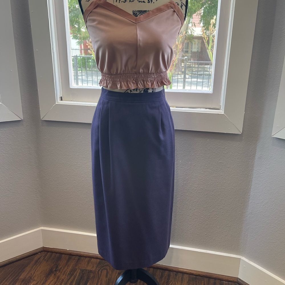 Givenchy  purple pencil skirt